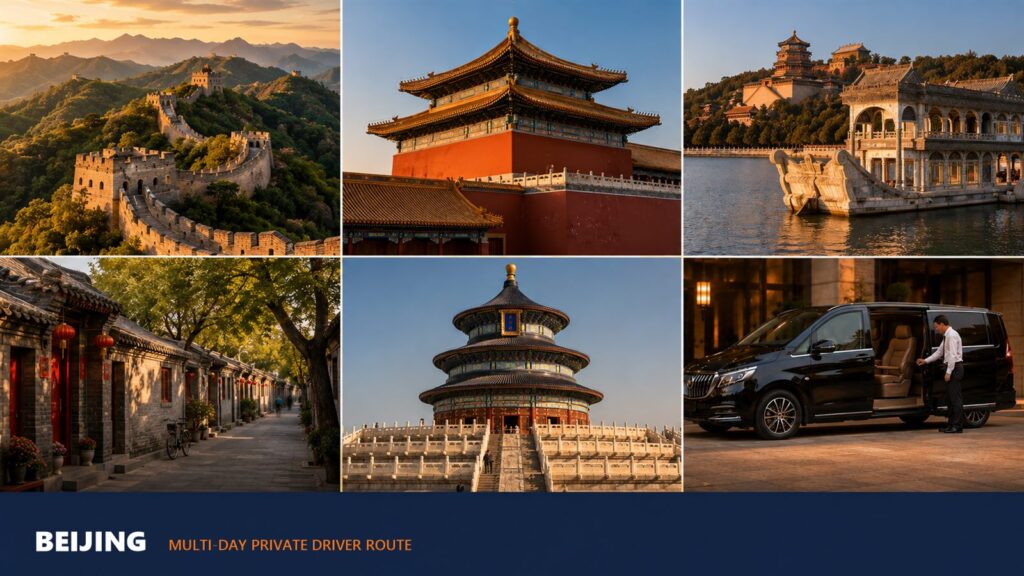 Beijing 2-4 Day Private Driver Itinerary: Great Wall, Palaces & Hutongs