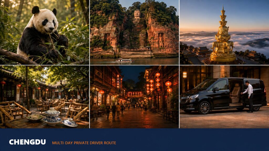 Chengdu 2-4 Day Private Driver Itinerary: Pandas, Leshan & Mount Emei